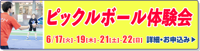 ピックルボール体験会