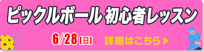 ピックルボール初心者レッスン