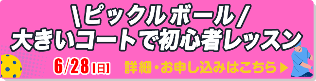 ピックルボール初心者レッスン